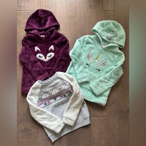 Jumping Beans Sweatshirts/Hoodies Bundle Size 6